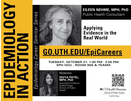 Epidemiology Career Seminar Series with Eileen Nehme, PhD